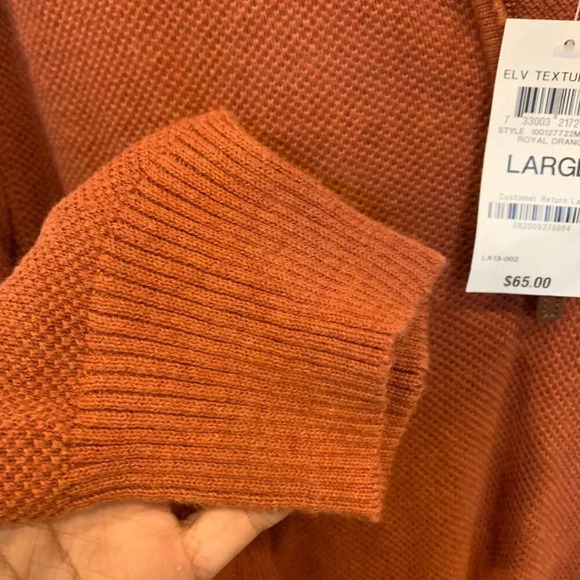 Mens Club Room Textured Mock Neck Sweater NWT -B1 S, L, XL - Picture 4 of 7